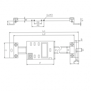ASİMETO Dikey Dijital Doğrusal Cetvel 0-1000mm